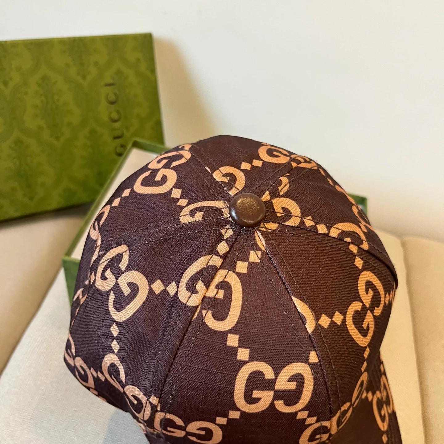 Бейсболка Gucci Classic Logo - Кофе