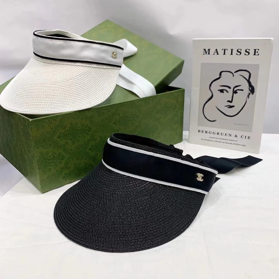 Новинка Chanel 2022 года - Солнцезащитная шляпа - Парик с открытым носком - 1