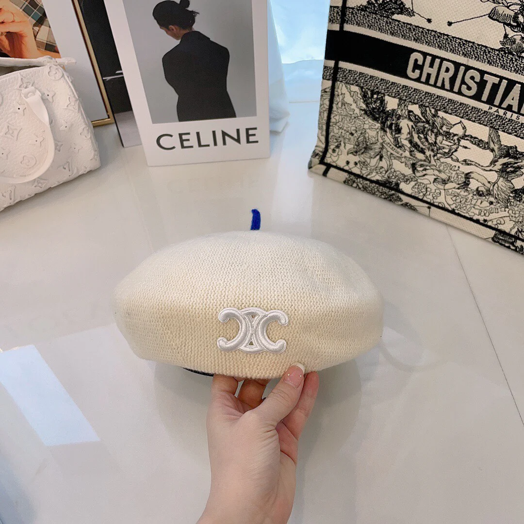 Шерстяная шляпа художника из селина