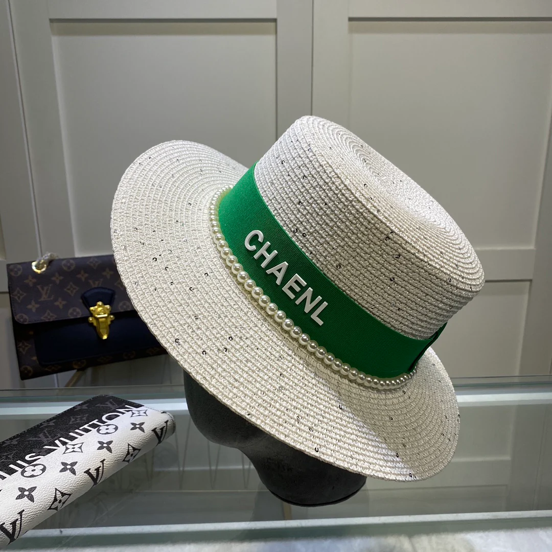 Новая соломенная шляпа Chanel 2022 года - 1
