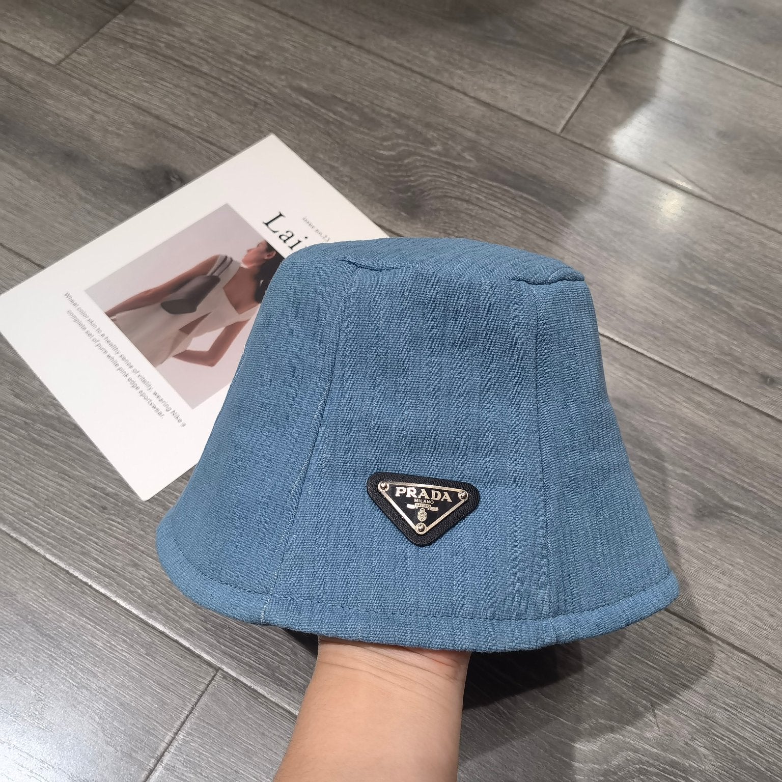 Prada - Новинка осени 2023 - Джинсовая панама