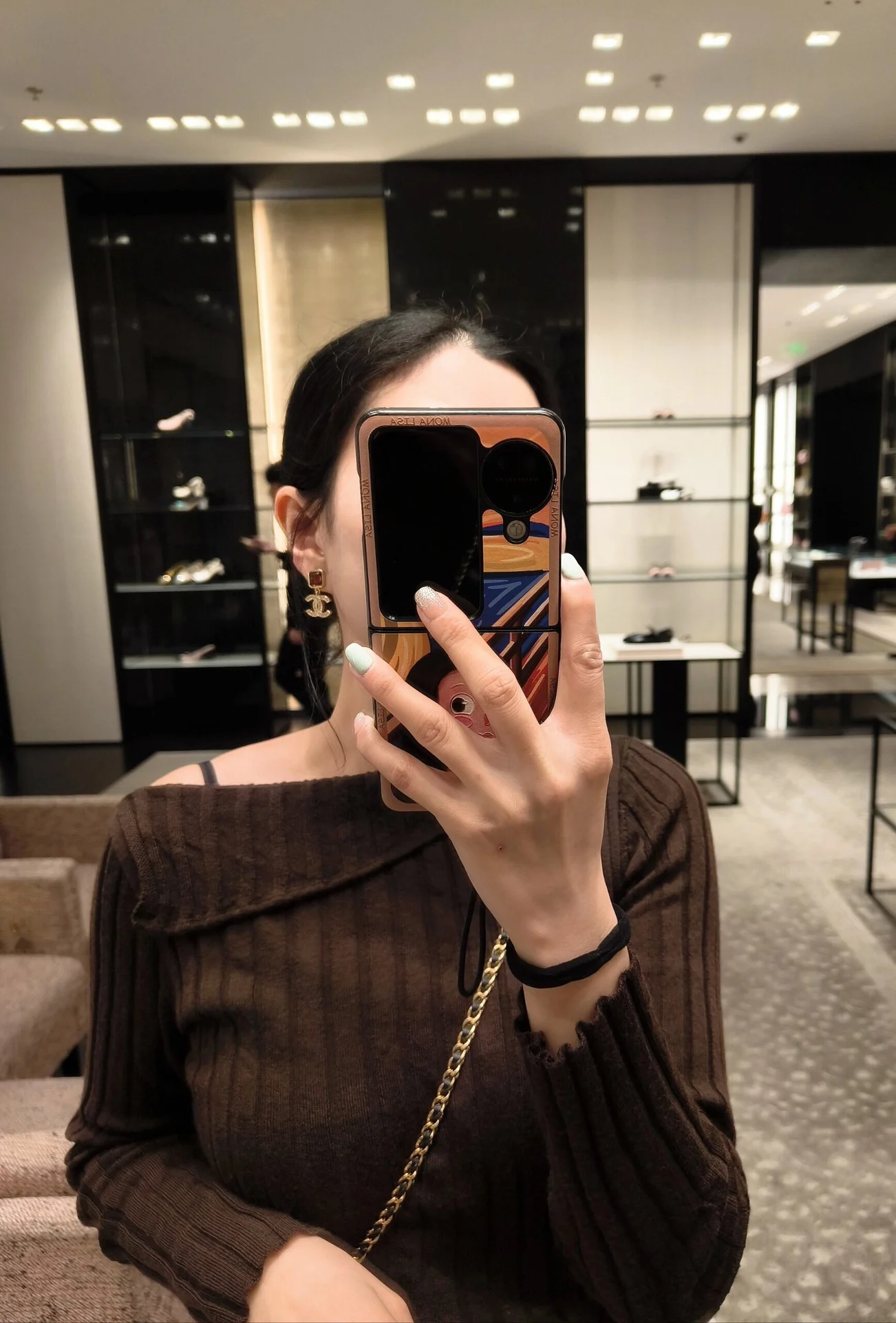 Серьги Chanel 908