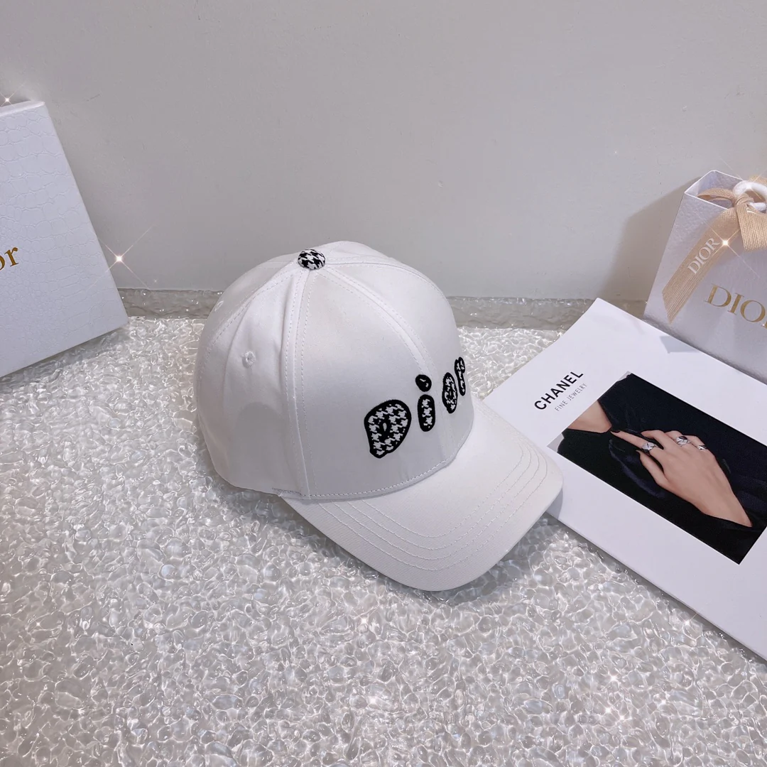 Бейсболка Dior с логотипом ?гусиная лапка? - 1