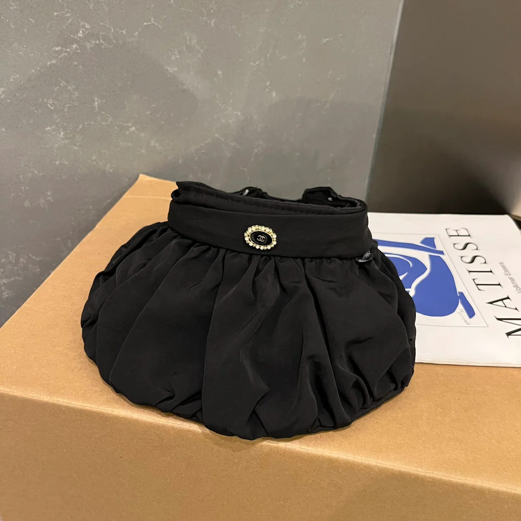 Chanel - Открытый жилет - Солнцезащитная шляпа - Черный