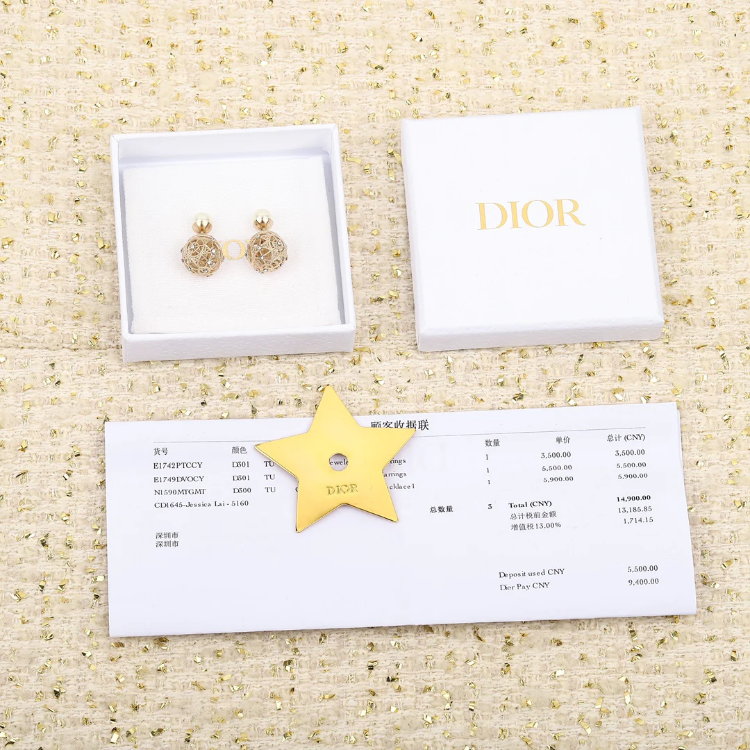 Серьги Dior 163