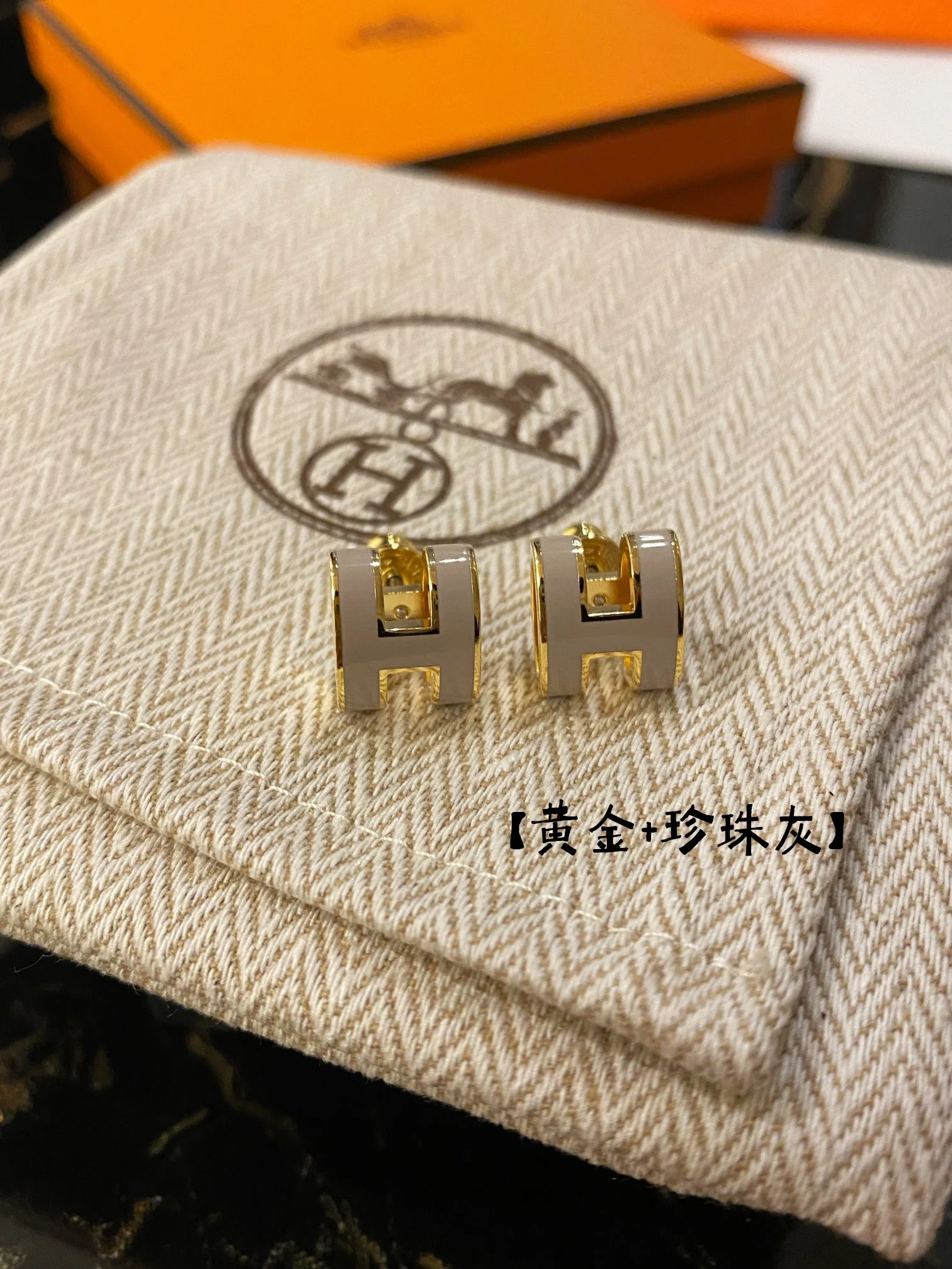 Серьги Hermes 030