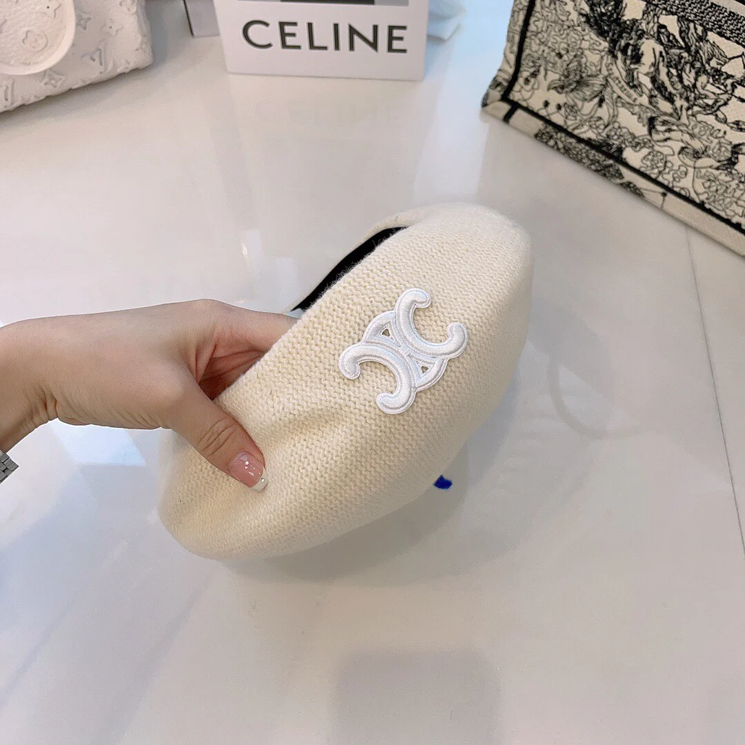 Шерстяная шляпа художника из селина