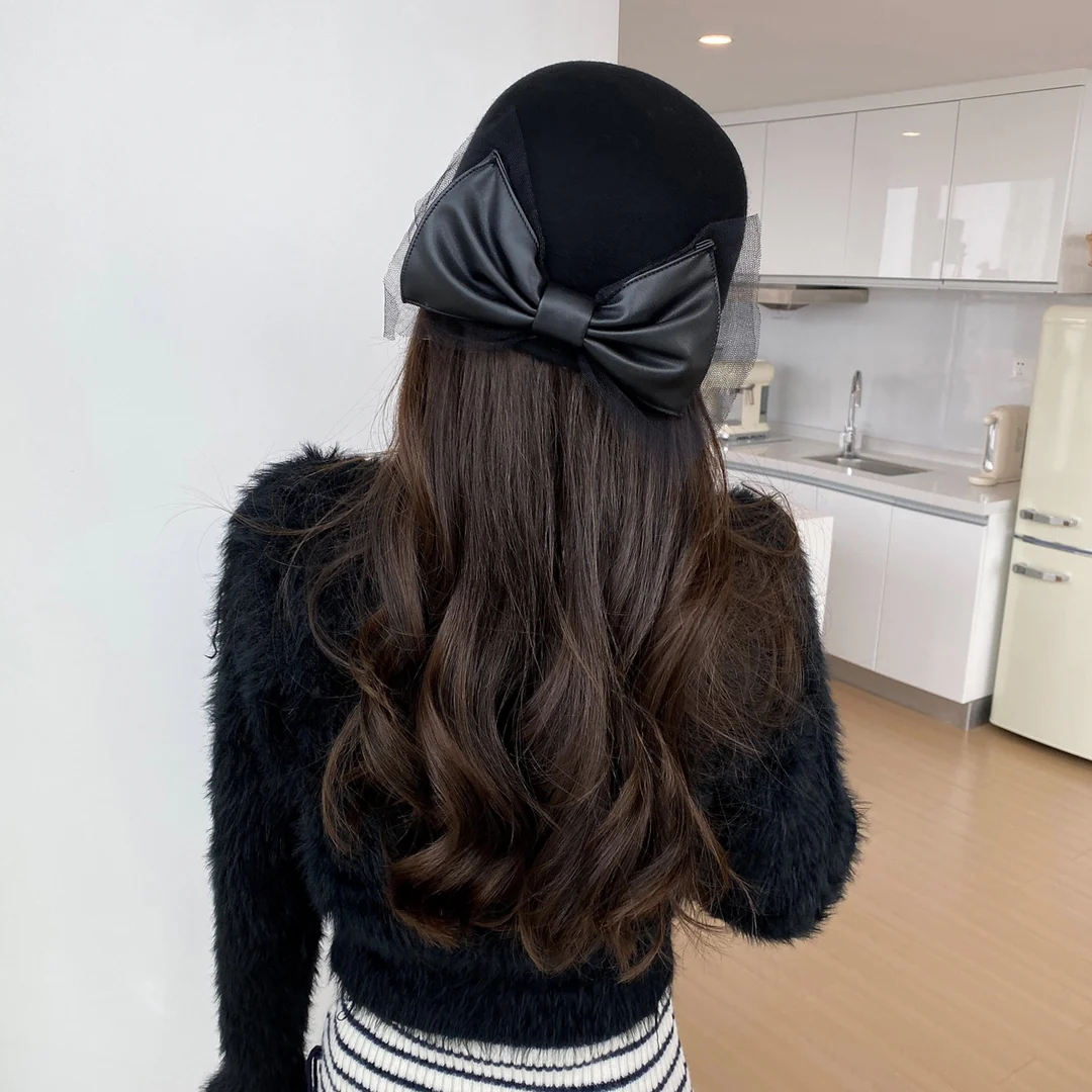 Gucci - Шерстяная бейсболка - Черная