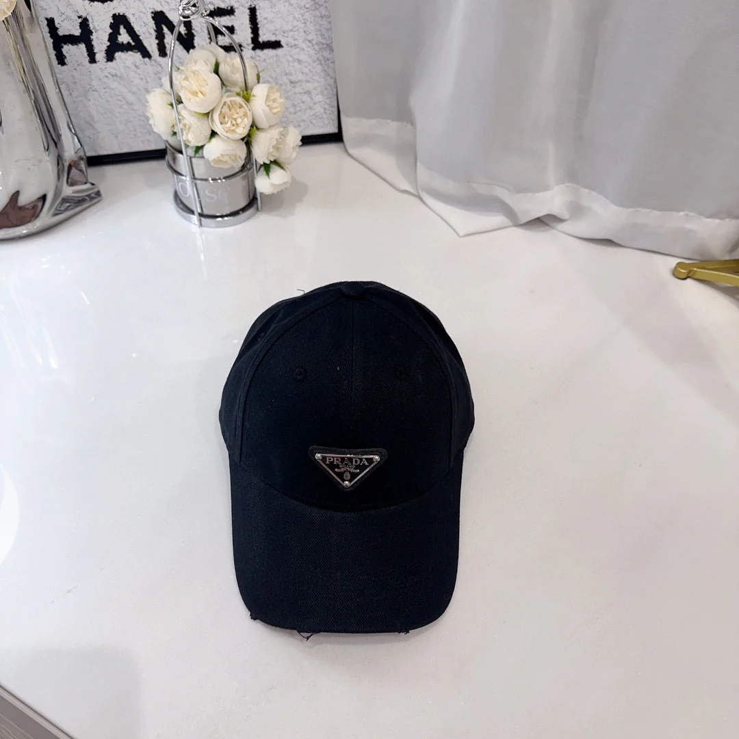 Prada - Хлопковая кепка - Черная