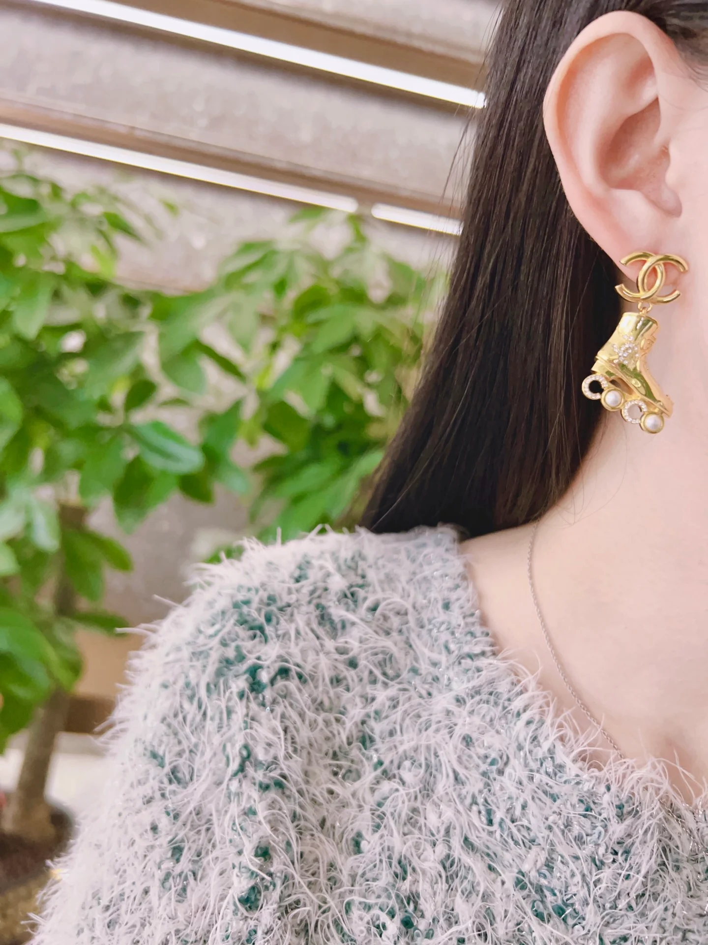 Серьги Chanel 819