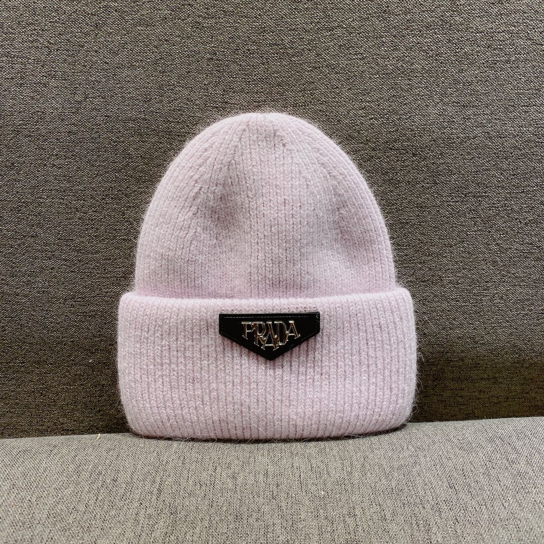 Prada - Шерстяная рыбацкая шляпа - Черная