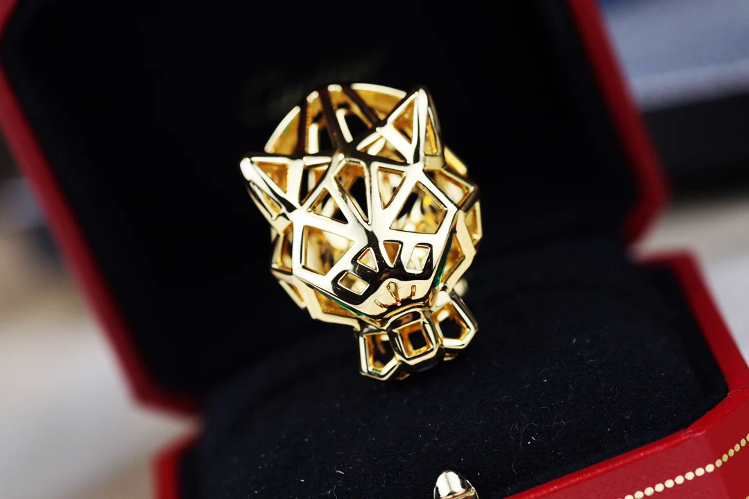 Кольцо Cartier ?Пантера? — унисекс — золото