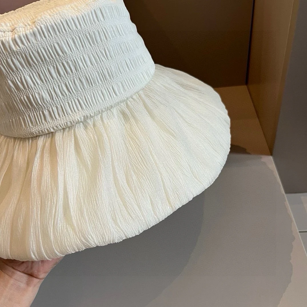 Miu Miu - Новая элегантная солнцезащитная шляпа 2024 года - белая