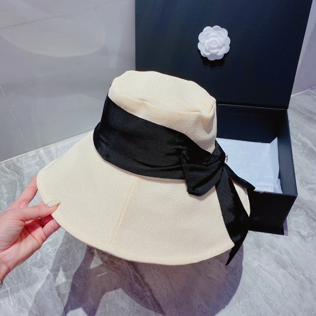 Chanel - Солнцезащитная шляпа - Солнцезащитный козырек - Белый