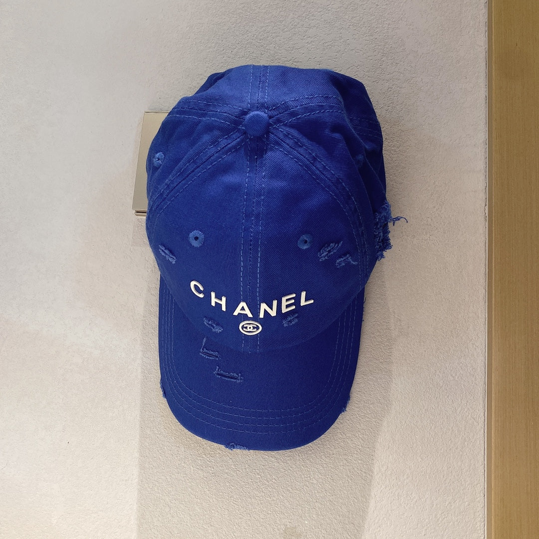 Бейсболка Chanel - синяя - унисекс