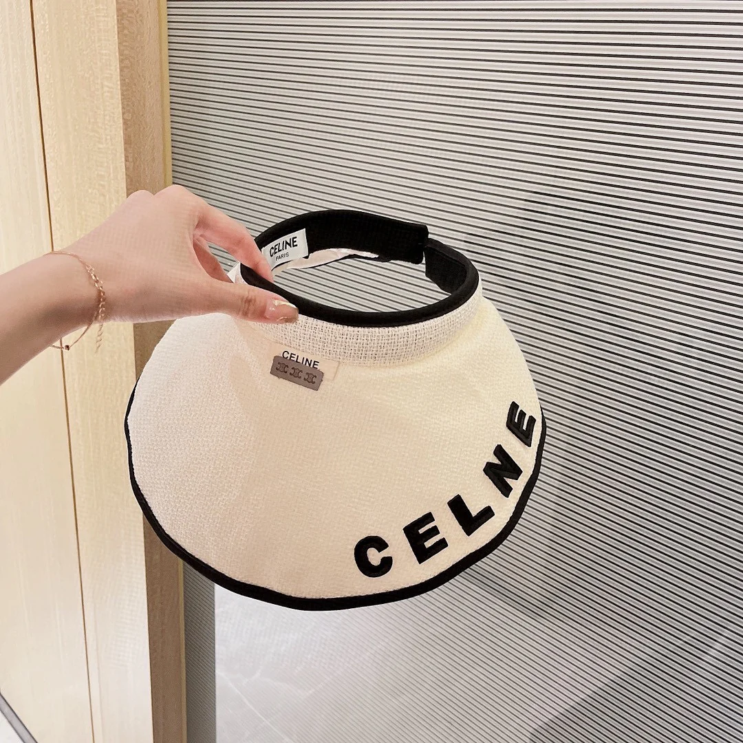 Новая большая летняя солнцезащитная шляпа Celine 2022 года - 1 шт.