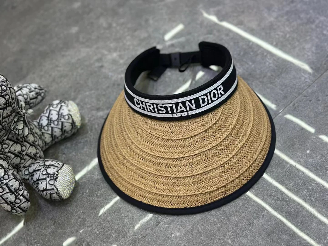 Dior - Солнцезащитная шляпа - Коричневый