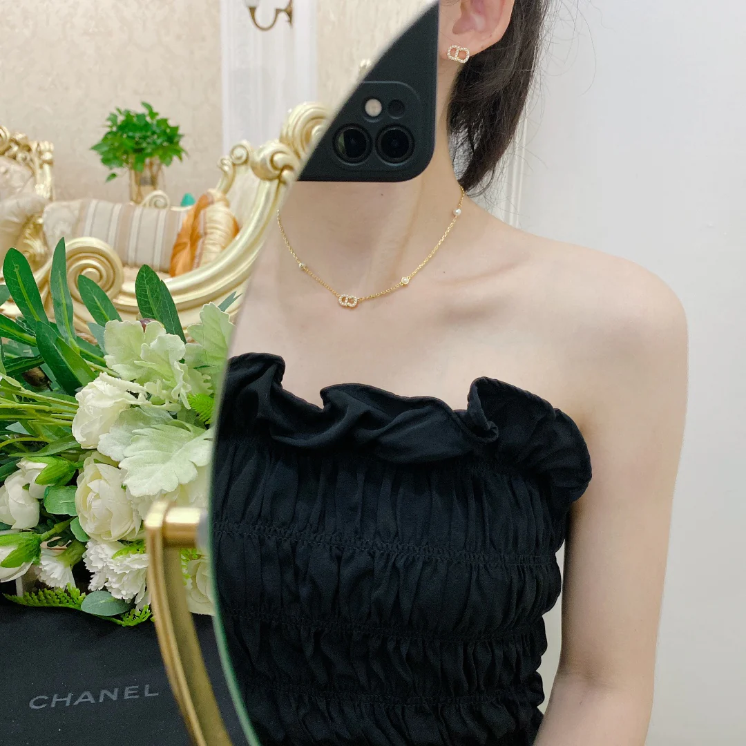 Серьги, браслет, колье Dior