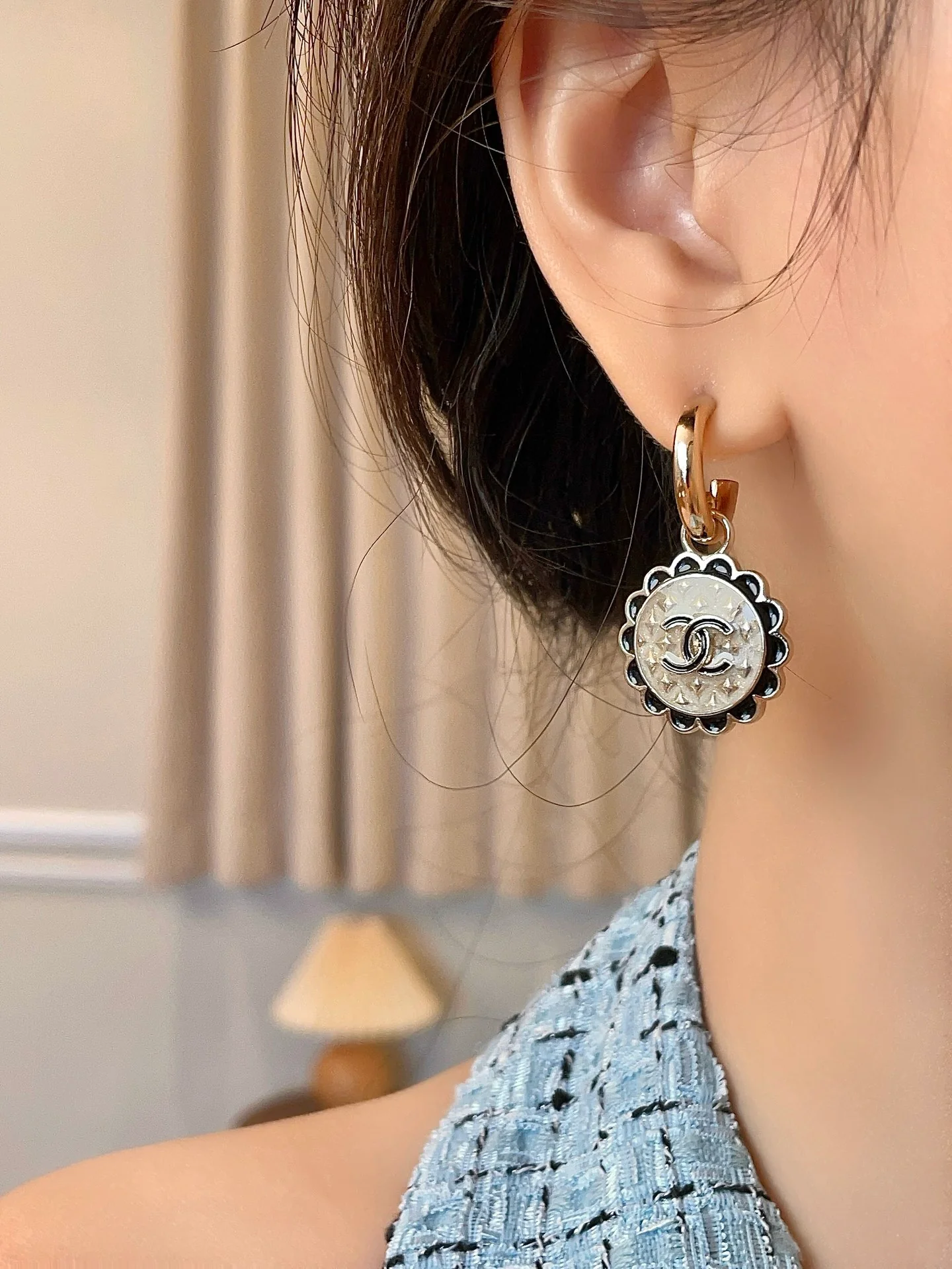 Серьги Chanel 965