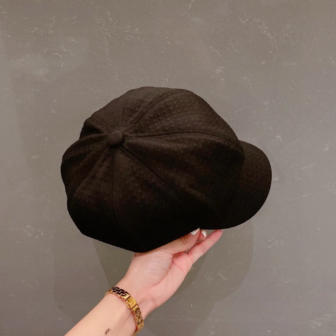 Chanel - Восьмиугольный берет - Черный