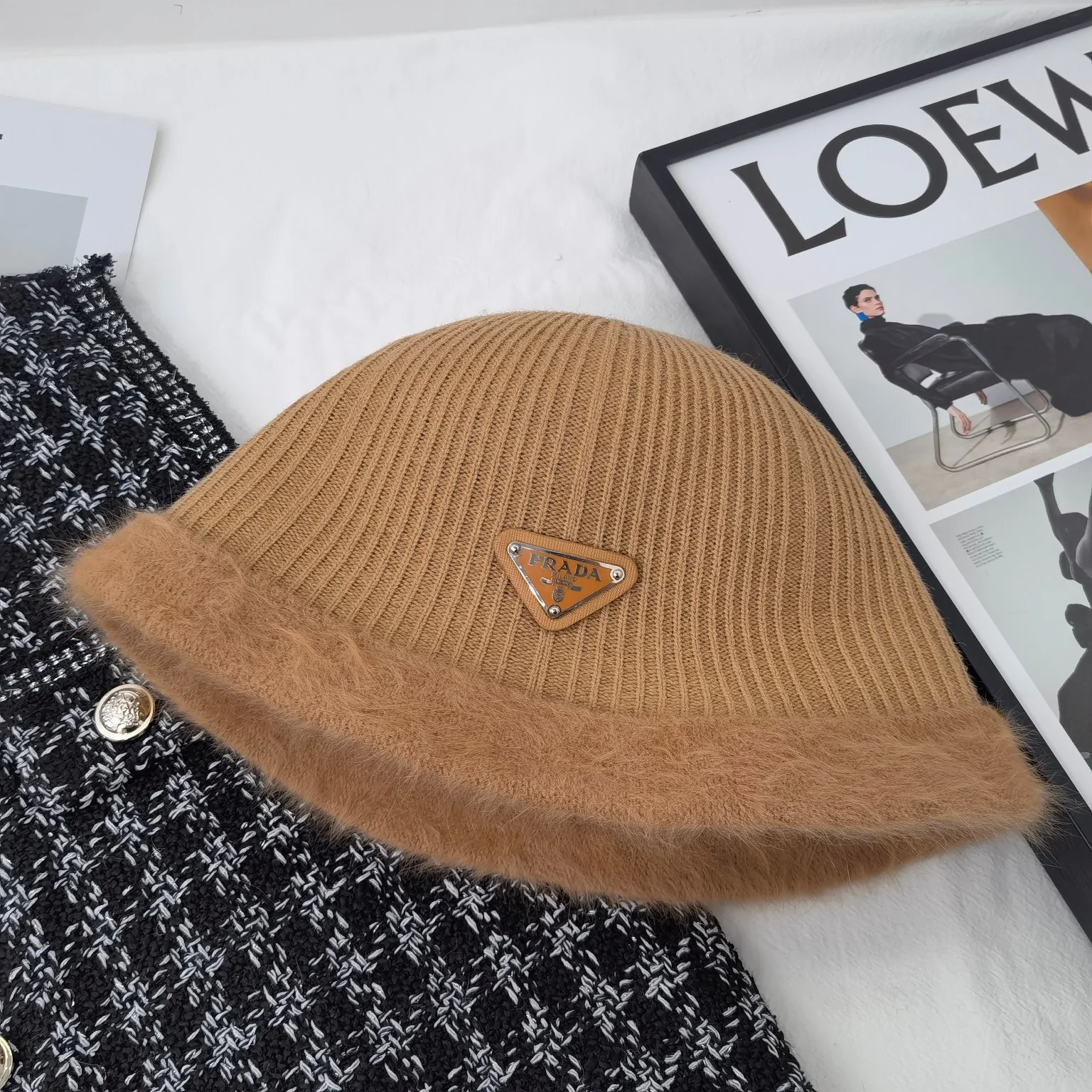 Двусторонняя рыбацкая шляпа Prada