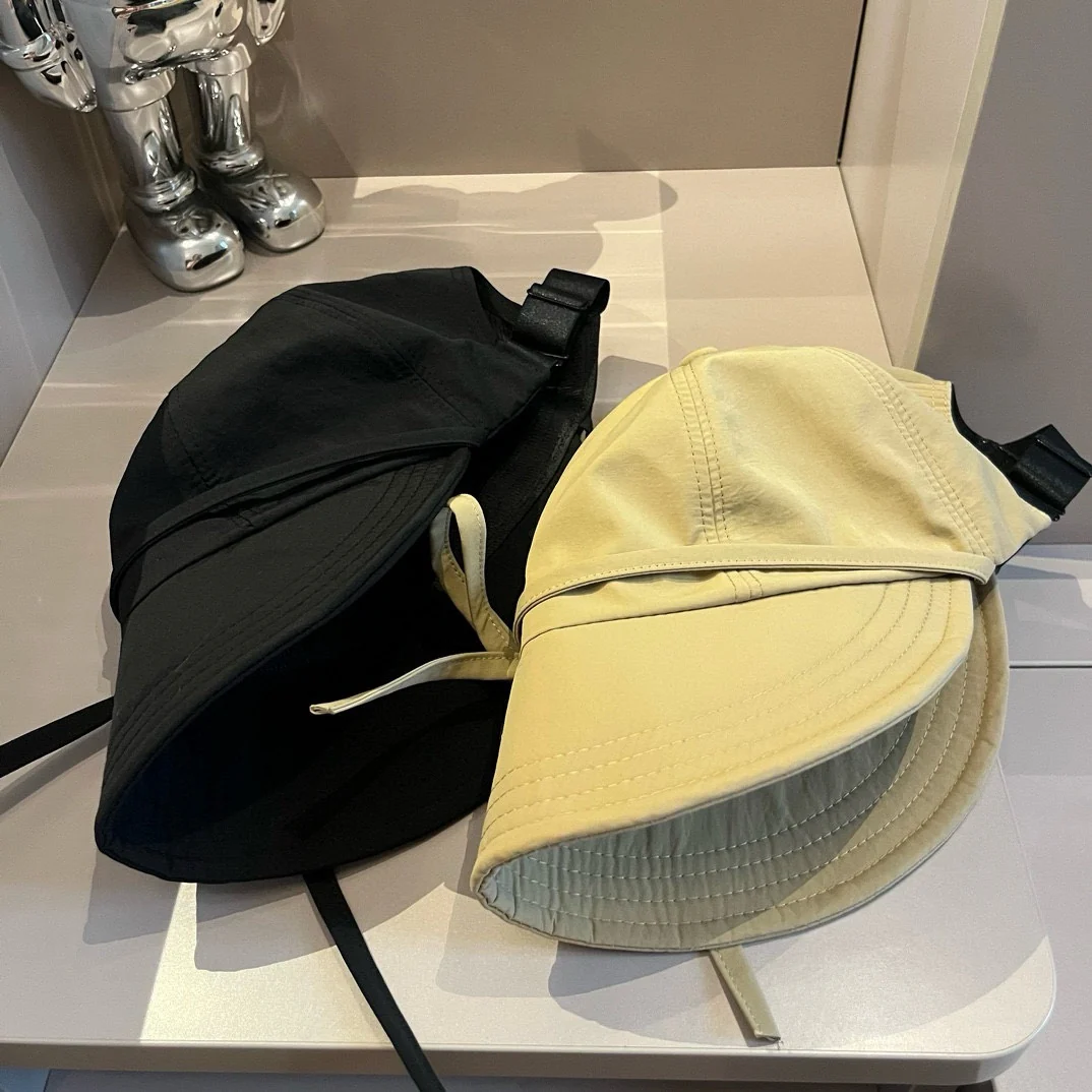 Miu Miu - Новая солнцезащитная шляпа с бантом - Черная