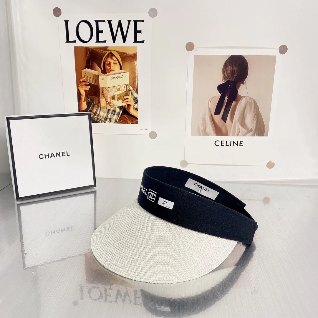 Новинка Chanel 2022 года - Солнцезащитная шляпа - Парик с открытым носком