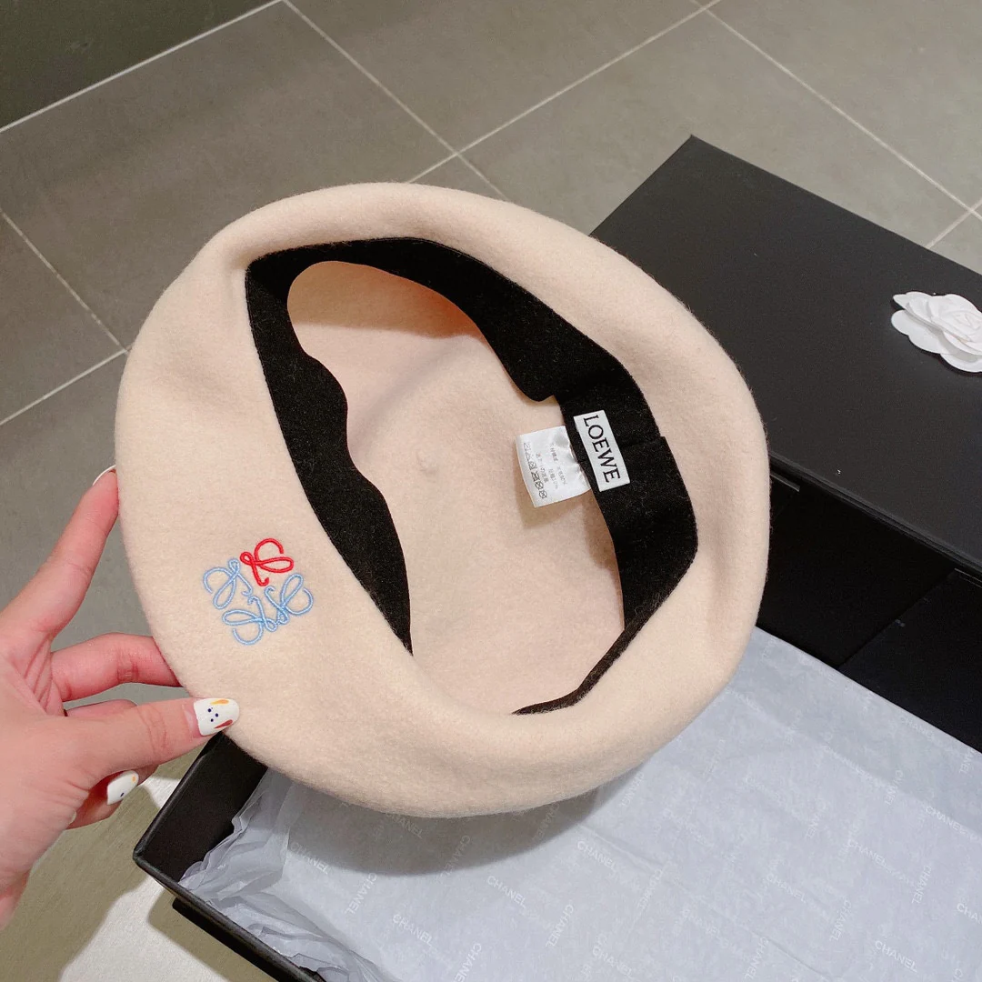 Лолвей - Шерстяной берет - Белый