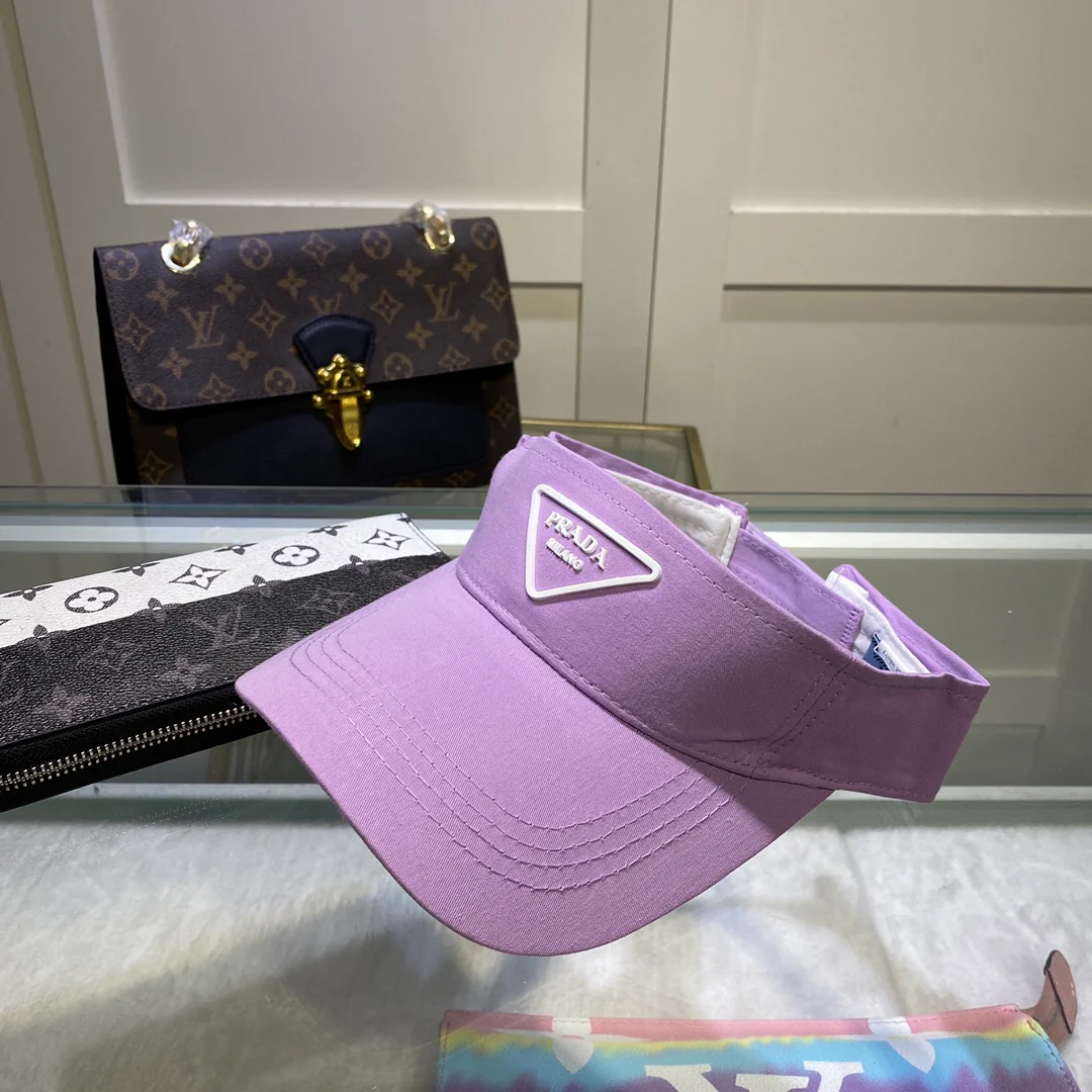 Prada - Официальный сайт Классический стиль - Шляпа с козырьком - 1