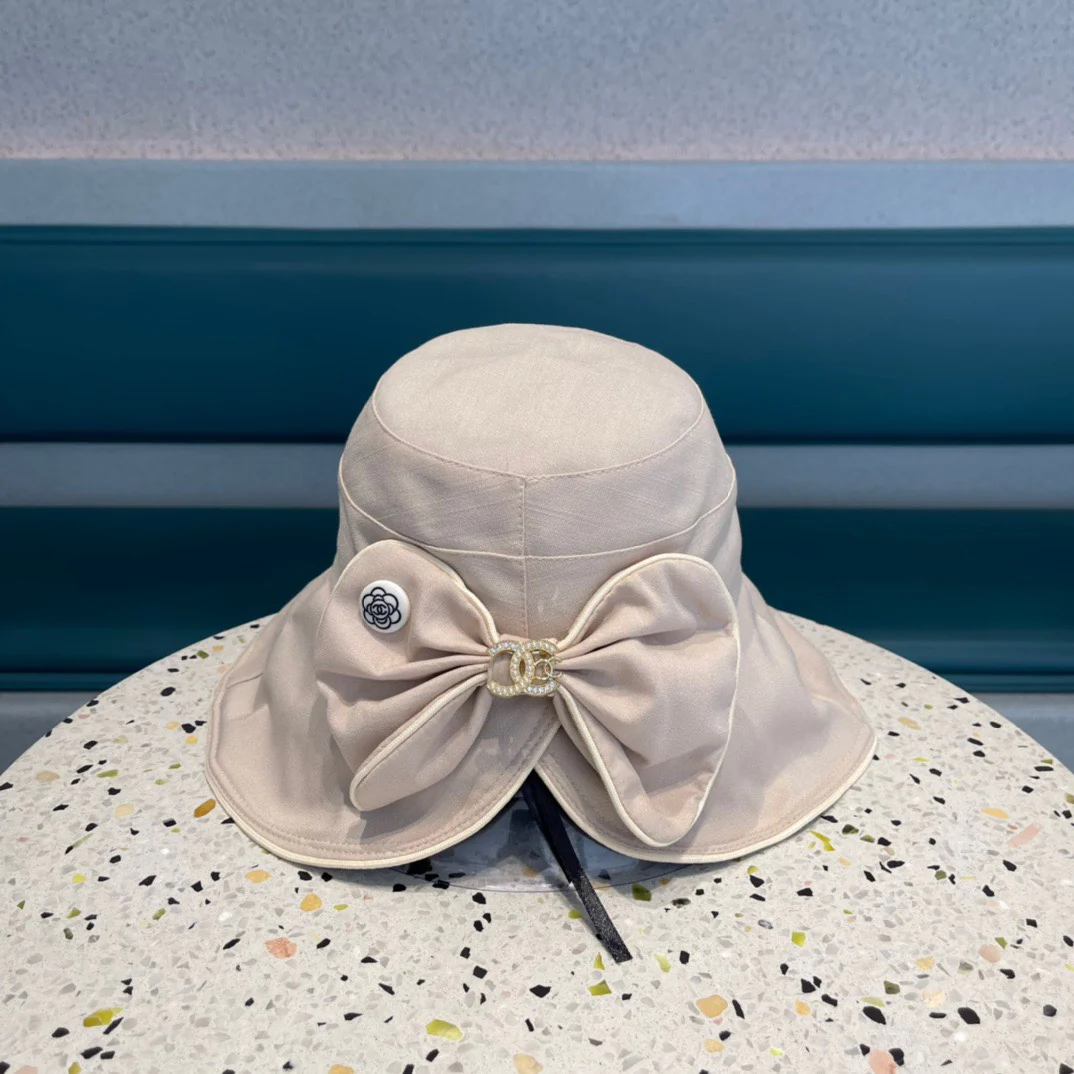 Chanel - Рыбацкая шляпа - Бежевый