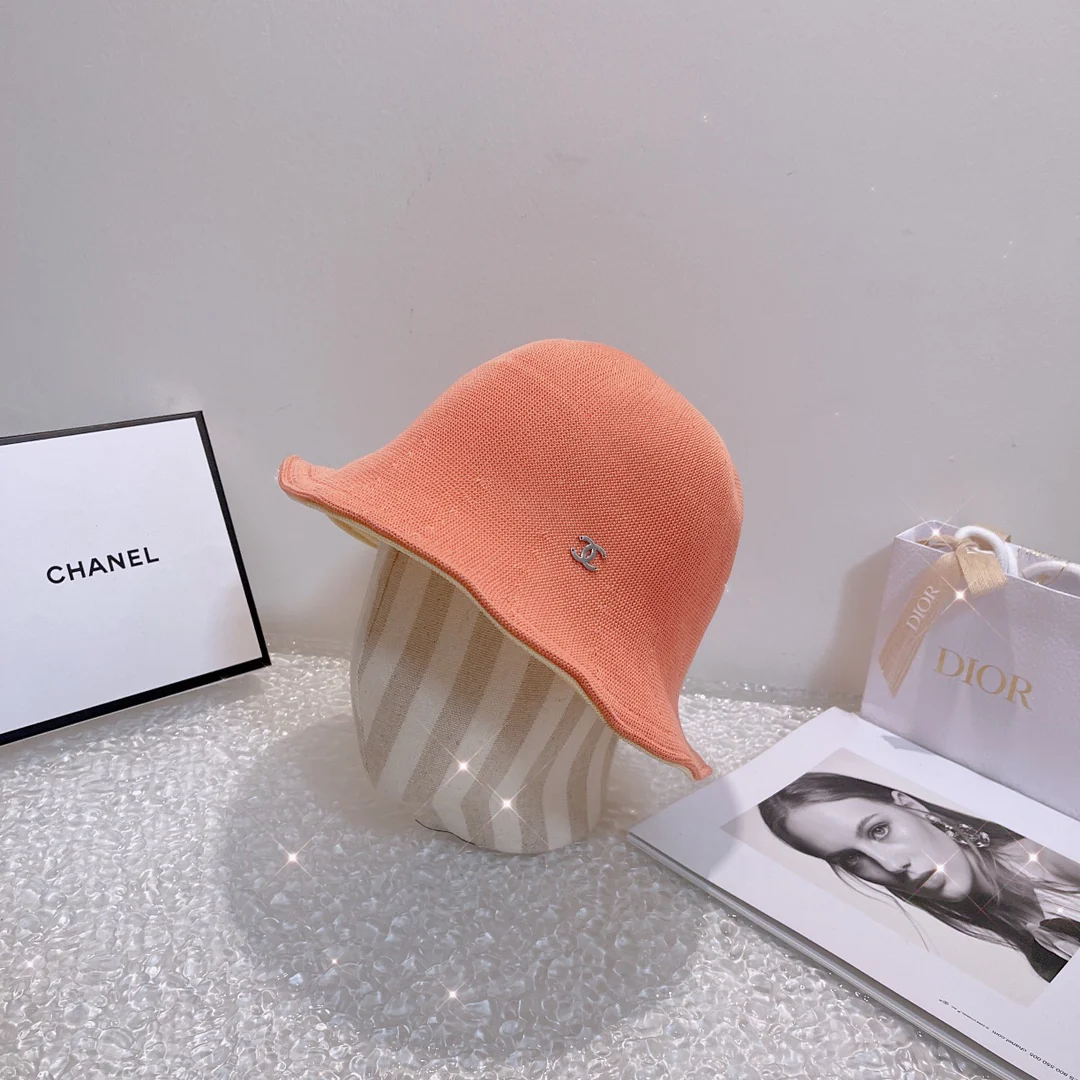 Chanel - Двусторонняя рыбацкая шляпа - Можно носить с обеих сторон