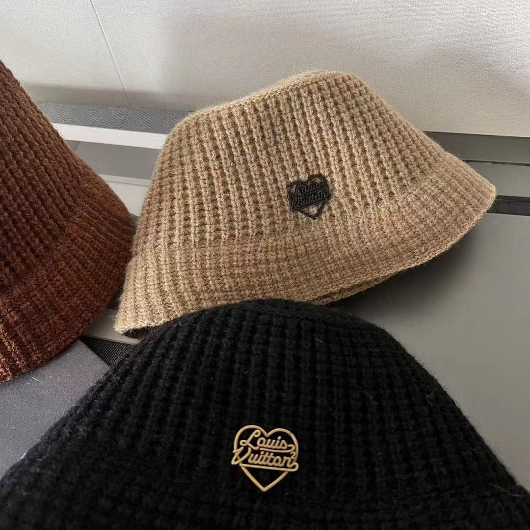 LV - Ретро вязаная рыбацкая шапка