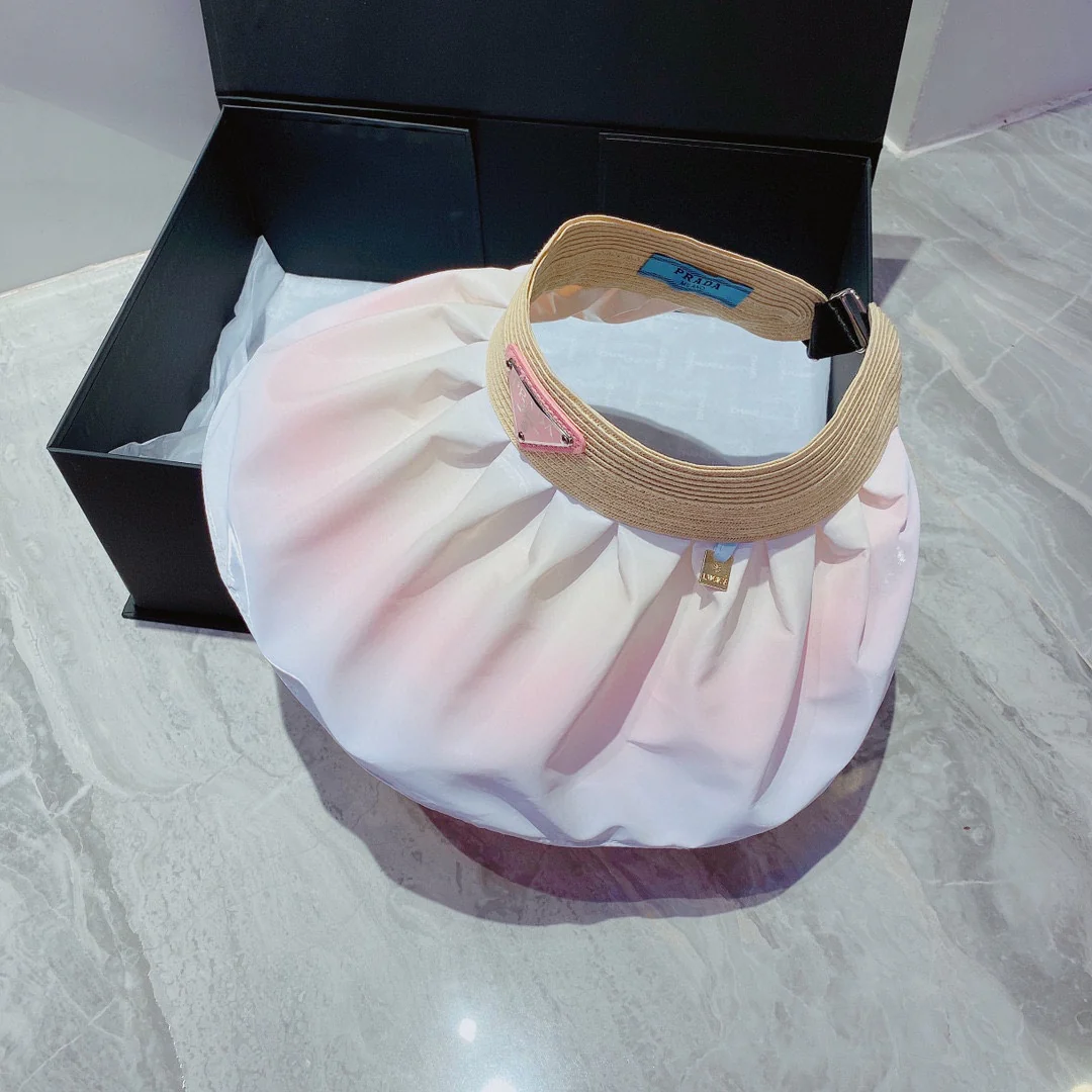 Солнцезащитная шляпа Prada Shell Rainbow - защита от УФ-излучения