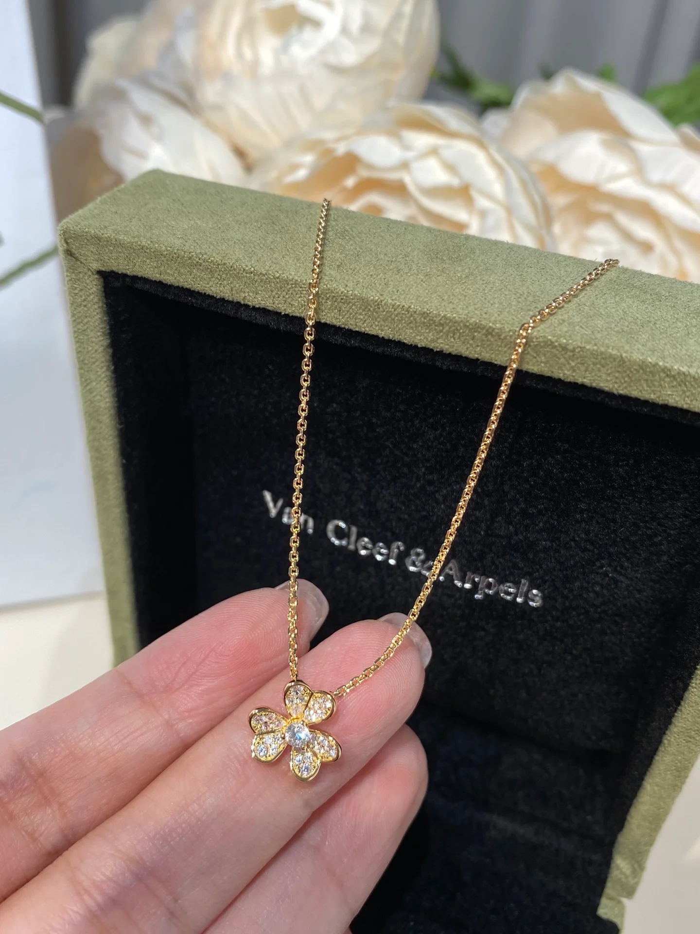 VCA - Клевер - Браслет - Колье - Серьги - 1