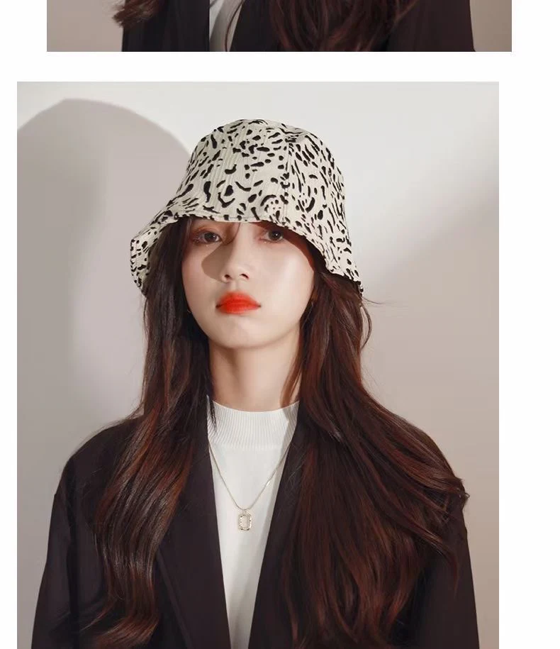 Рыбацкая шляпа Balenciaga с леопардовым принтом