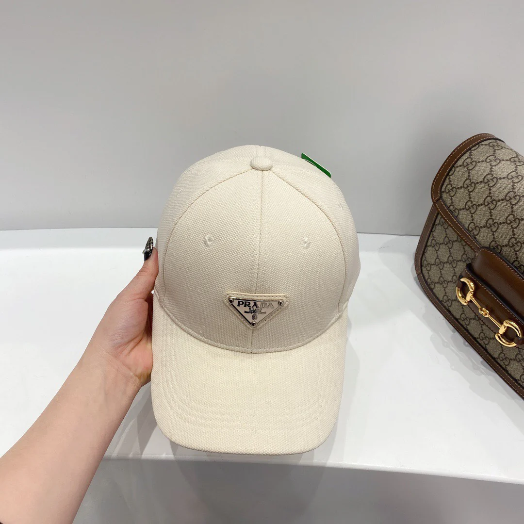 Prada - Классический треугольный логотип - Бейсболка