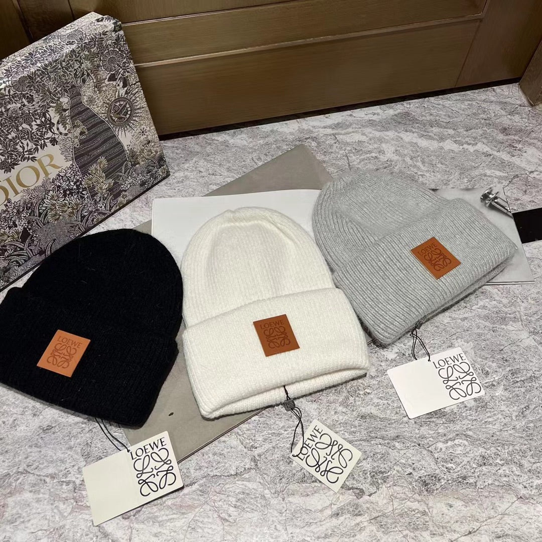 Lolwei - Вязаная шапка из кроличьей шерсти и ворса