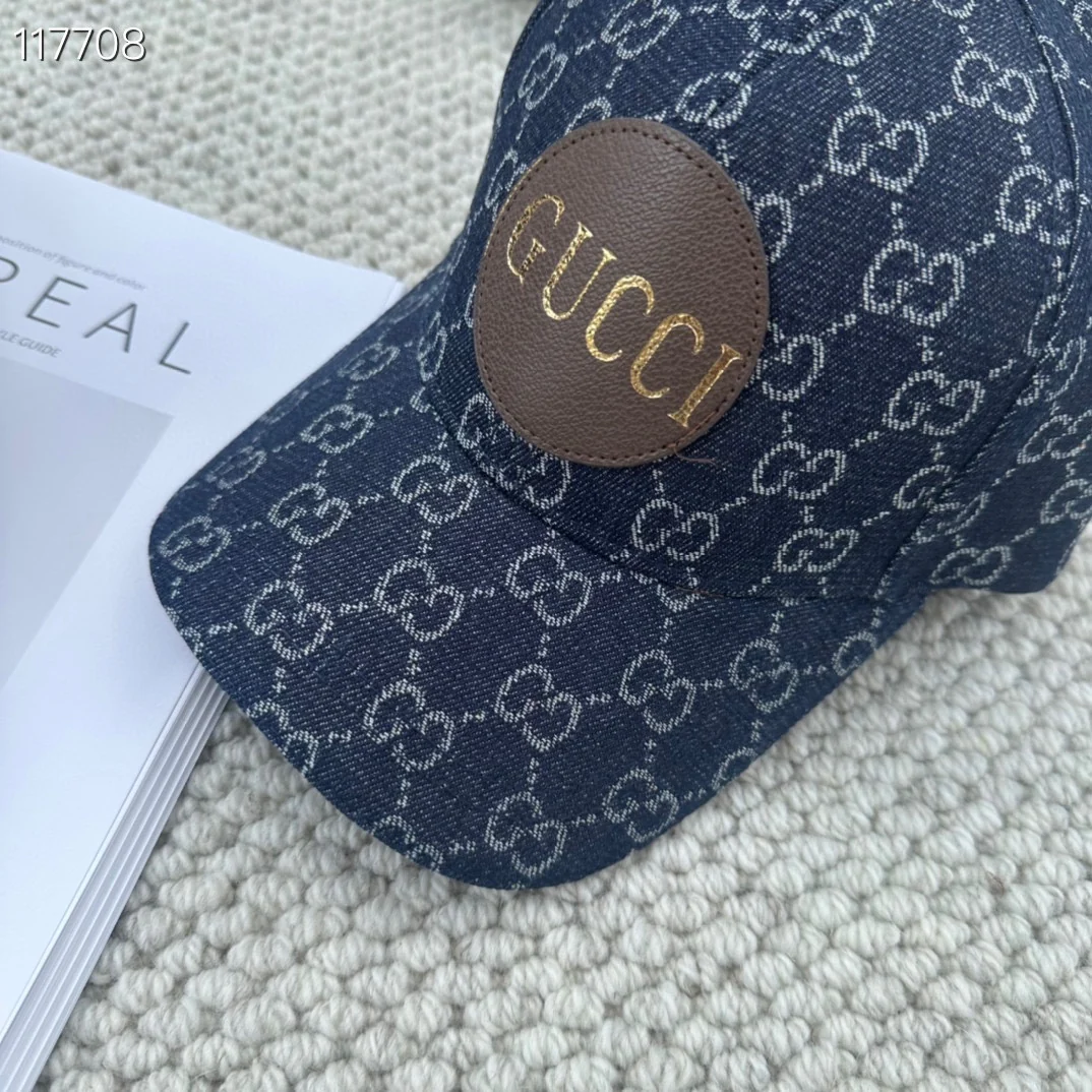 Бейсболка Gucci Весна/Лето 2023 - Синяя