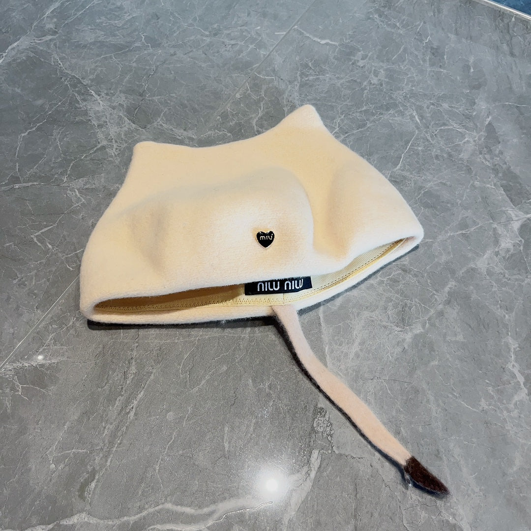 Miu Miu - Осенне-зимний новый шерстяной берет 