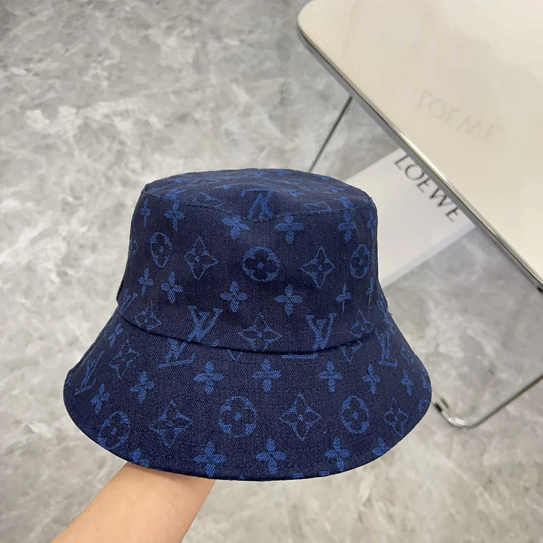 Панама LV 2024 New Classic Monogram — синяя