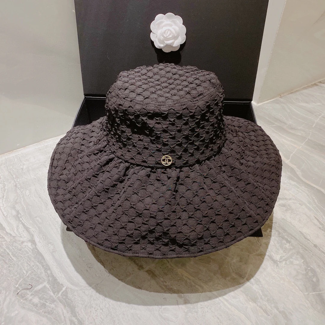 Chanel - Складная солнцезащитная шляпа - Ткань с защитой от УФ-излучения - 2 цвета