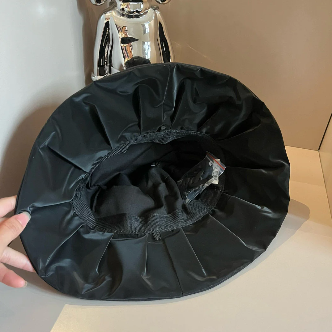 Солнцезащитная шляпа Miu Miu - черная