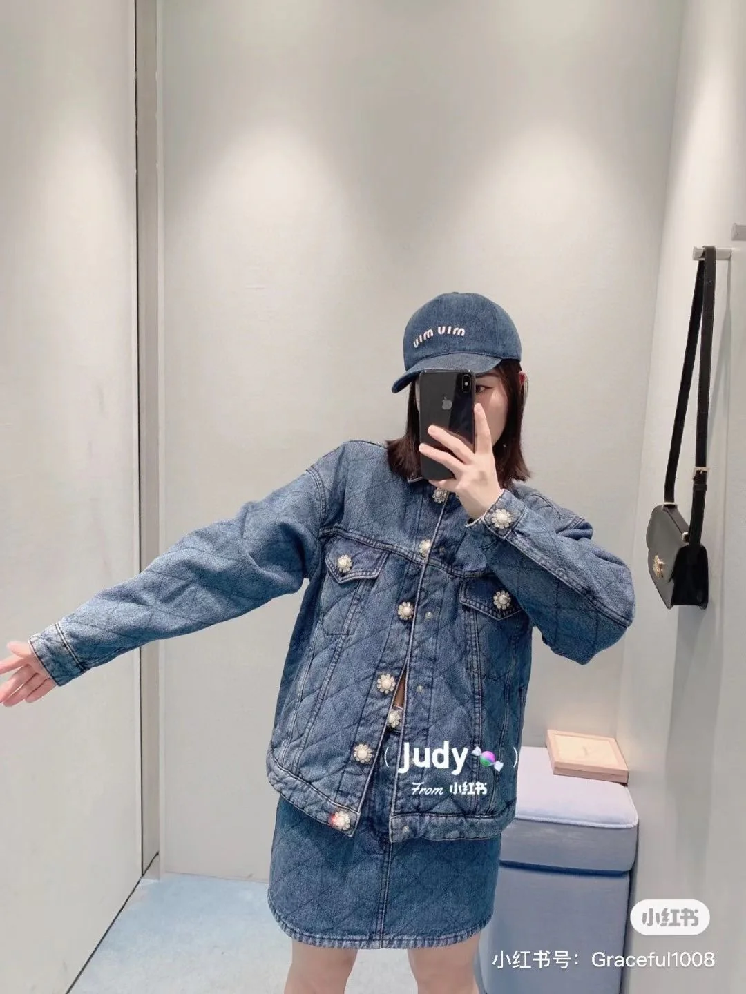 Miu Miu - Новая джинсовая бейсболка