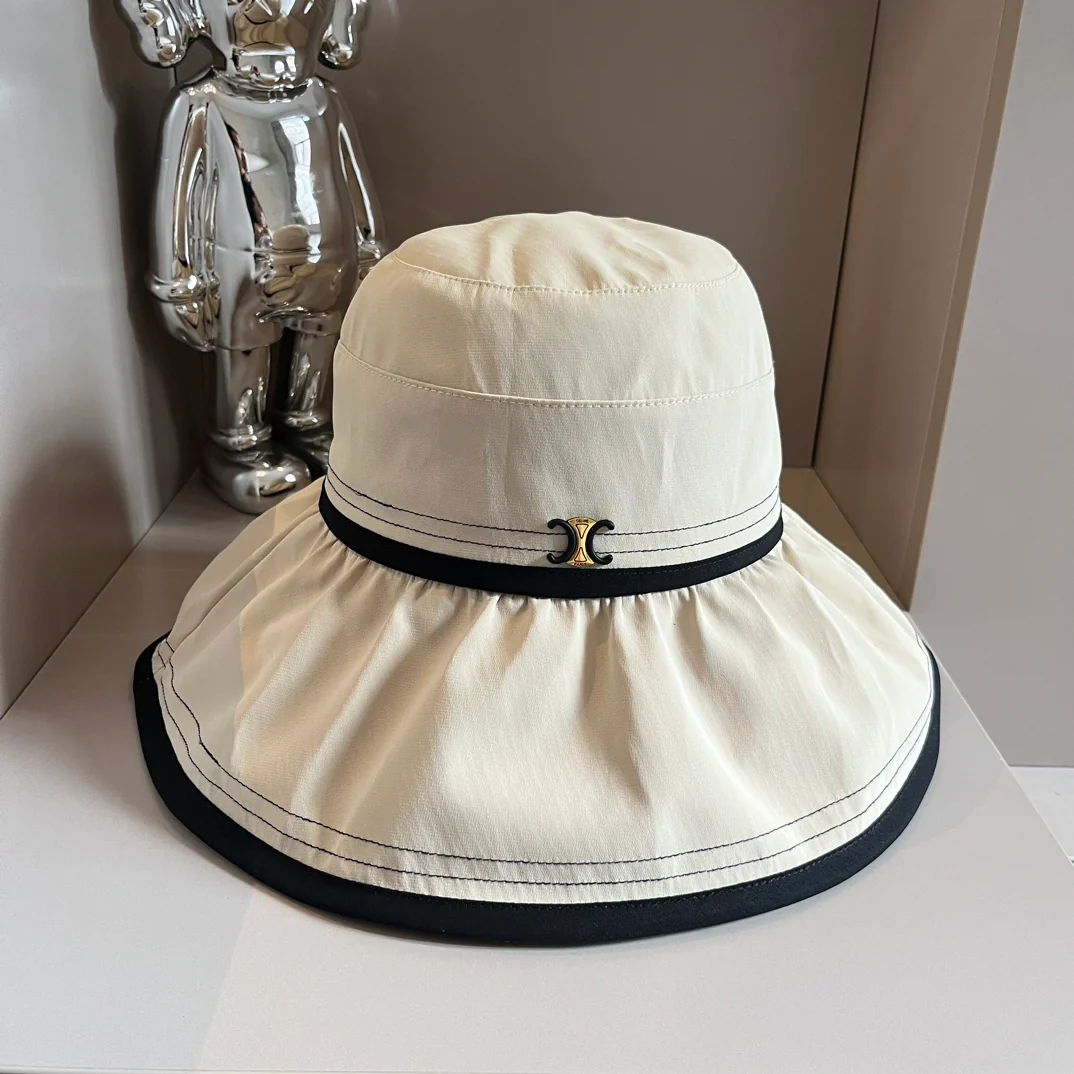 Celine - Новая простая и элегантная панама - белая