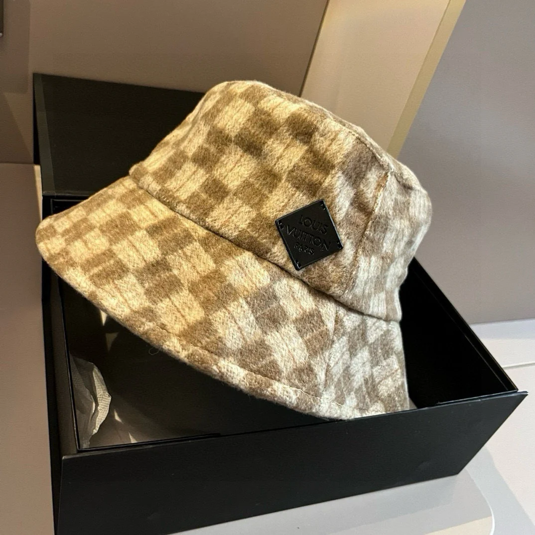 LV - Градиентная рыбацкая шляпа - Коричневая