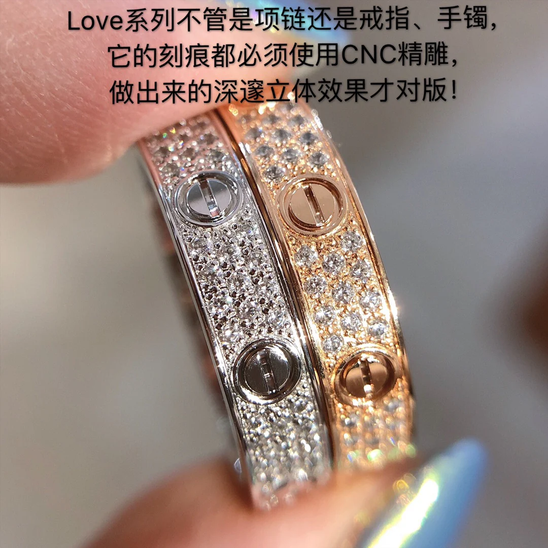 Кольцо Cartier Love - Starry Night в смелом дизайне