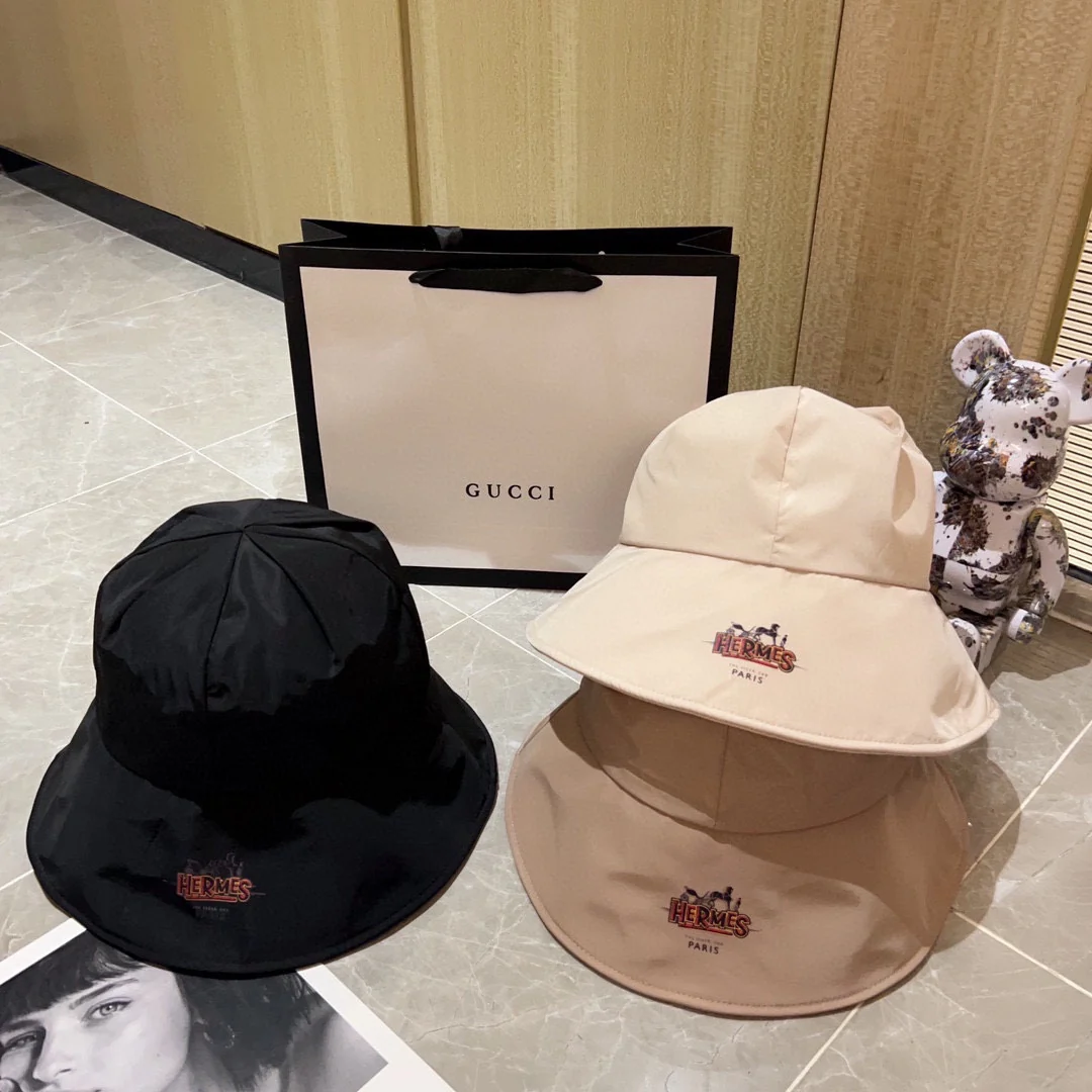 Новинка сезона весна/лето 2023 от Hermes - Водонепроницаемая рыбацкая шляпа-купол