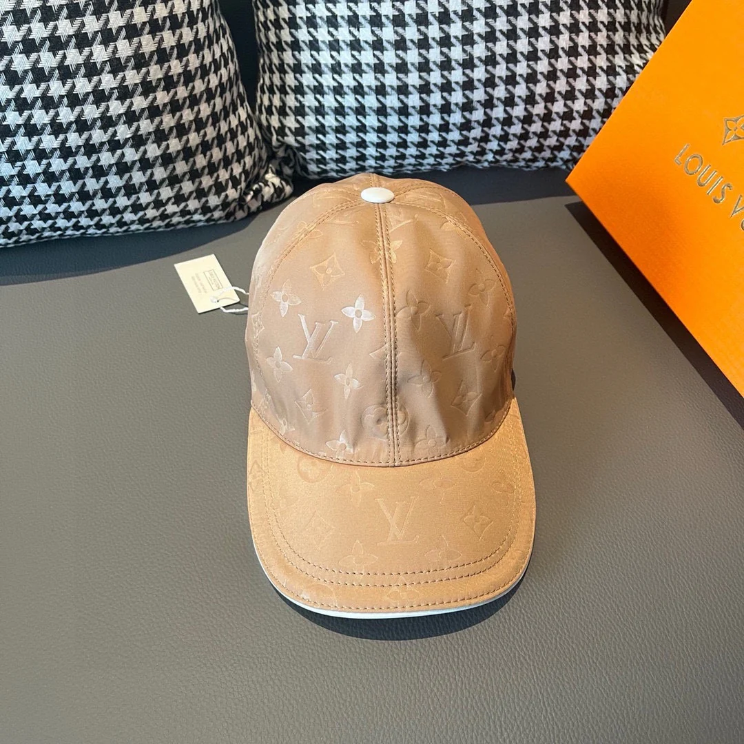 LV - Новая - Кепка-балаклава Monogram Oxford Cloth Flat Cap - Цвет хаки