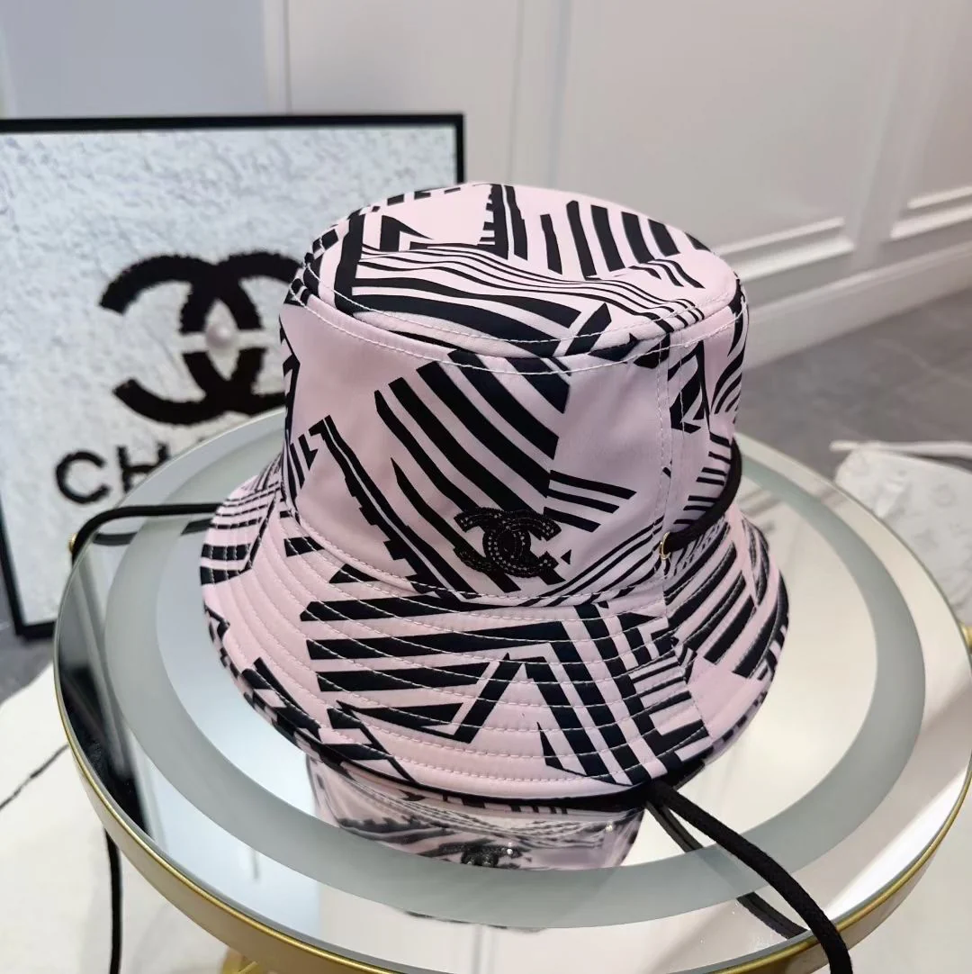 Chanel - Рыбацкая шляпа - Новейшая коллекция, пользующаяся огромным спросом - Розовая