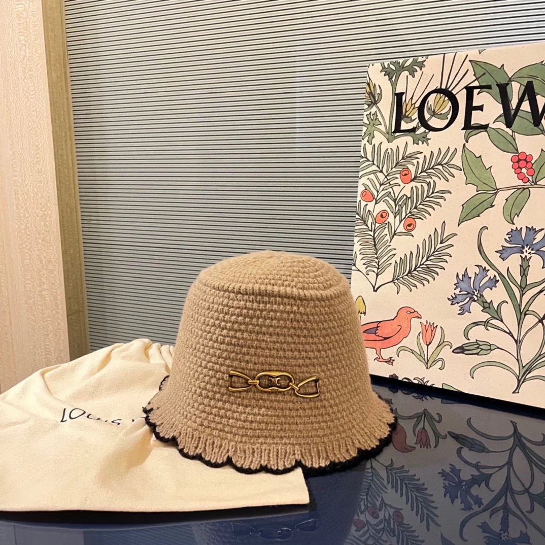 Celine - Вязаная рыбацкая шапка - 1